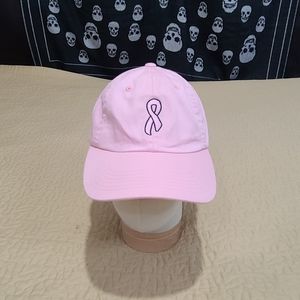 Port Authority Cancer Pink Ribbon strapback hat